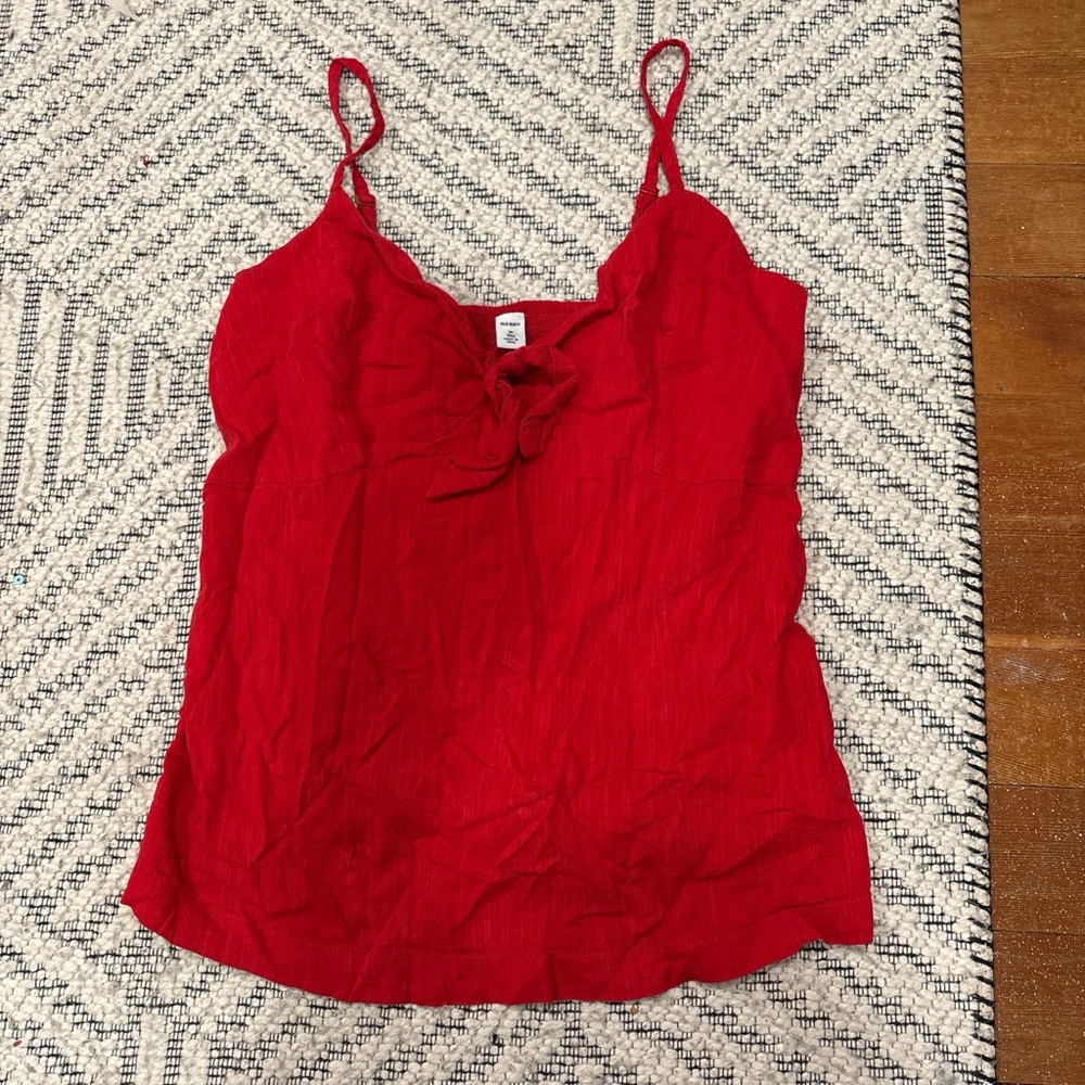 Old Navy Red Camisole Top